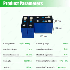 XIHO Wholesale Price EVE 3.2V 100Ah 5000 Cycles LiFePO4 Prismatic Battery Cell