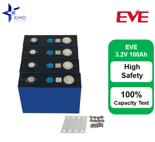 XIHO Wholesale Price EVE 3.2V 100Ah 5000 Cycles LiFePO4 Prismatic Battery Cell