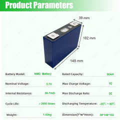 XIHO 3C MAX Discharge Durable SVOLT 3.7V 90Ah Grade A NMC Prismatic Battery Cell