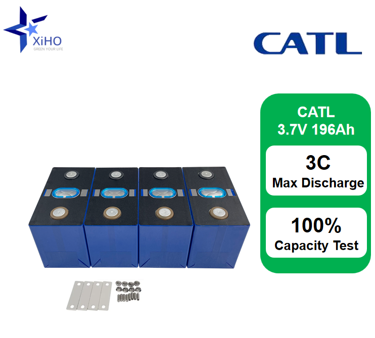 XIHO Wholesale Price CATL 3.7V 196Ah High Quality NMC Prismatic Battery Cell