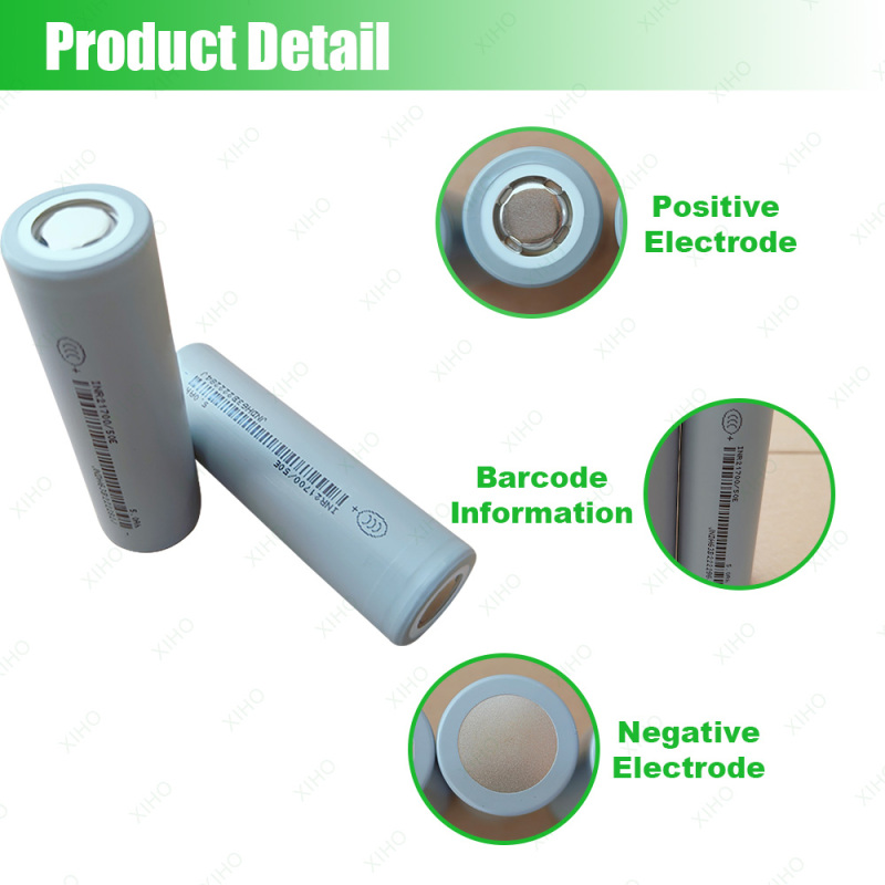 XIHO Top Quality EVE ICR21700/50E 5Ah NMC Cylindrical Battery