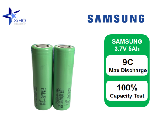 XIHO Competitive Price SAMSUNG INR21700-50S 5Ah NMC Cylindrical Battery