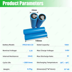 XIHO High Quality EVE IFR33140-C33 15Ah Lifepo4 Cylindrical Battery