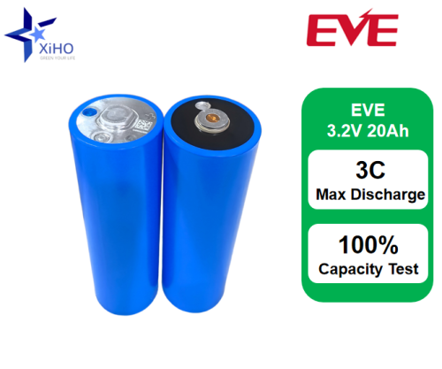 XIHO New Arrival EVE C40 20Ah Lifepo4 Cylindrical Battery