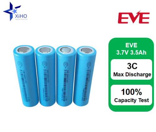 XIHO High-Capacity EVE ICR18650/35V 3.5Ah NMC Cylindrical Battery