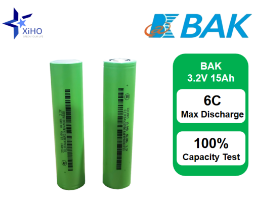 XIHO Hot Selling BAK 32140FS 15Ah Lifepo4 Cylindrical Battery
