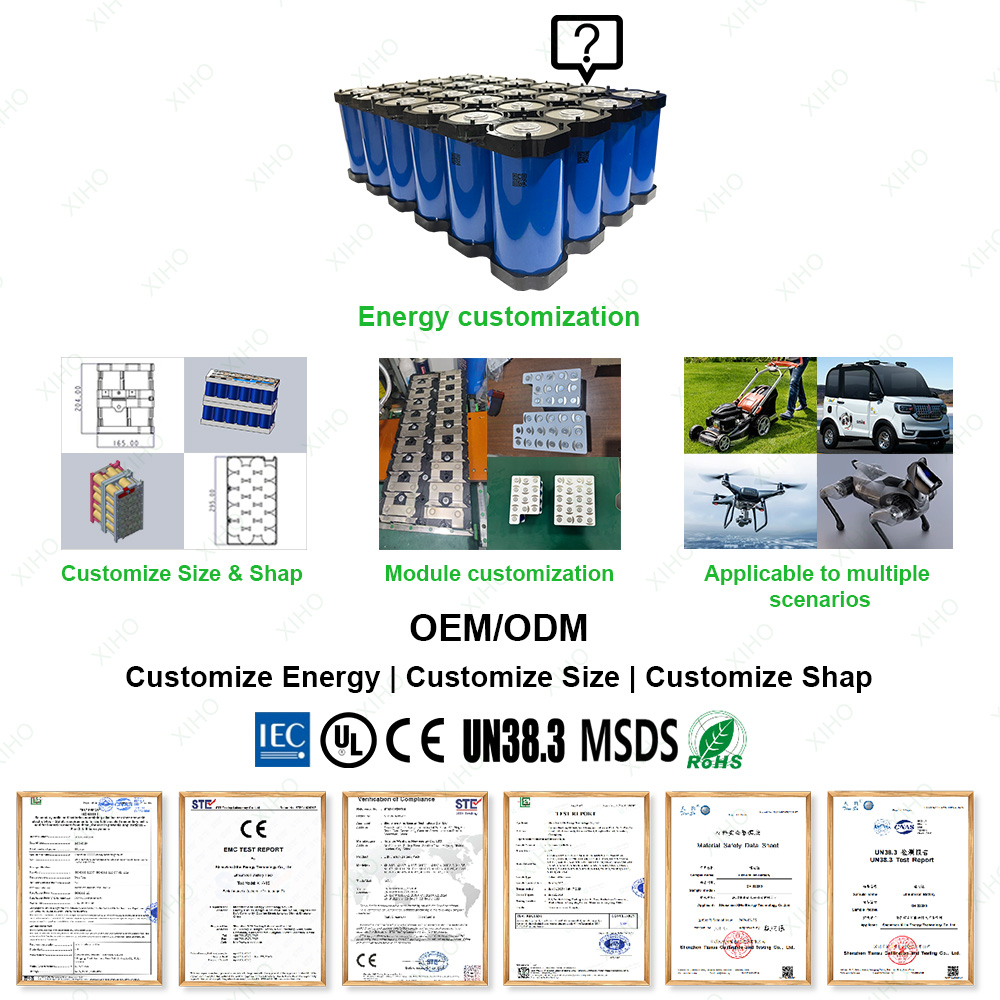 XIHO High-Capacity EVE ICR18650/35V 3.5Ah NMC Cylindrical Battery
