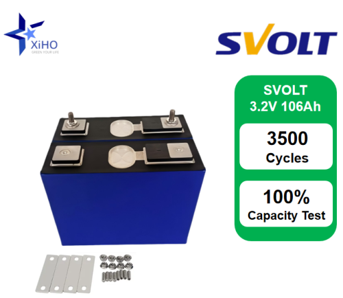 XIHO New Design 3500 Cycle life SVOLT 3.2V 106Ah lithium iron phosphate battery for Base Station