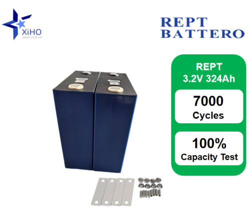 XIHO New Arrival 7000 Cycle life REPT 3.2V 324Ah lithium iron phosphate battery for Base Station