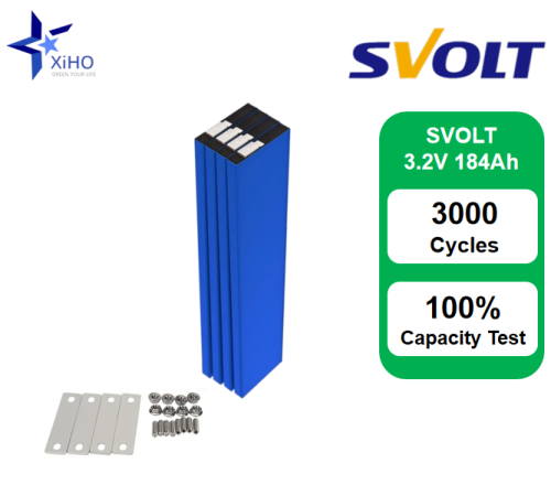 XIHO Factory Direct SVOLT 3.2V 184Ah 3000 Cycle life lithium iron phosphate battery for Household Energy Storage​