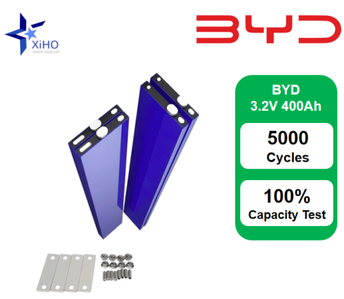 XIHO Factory Direct 5000 Cycle life BYD 3.2V 400Ah lithium iron phosphate battery for Household Energy Storage
