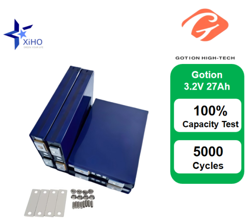 XIHO 5000 Cycle life Gotion 3.2V 27Ah lithium iron phosphate battery for Electric Motorcycle