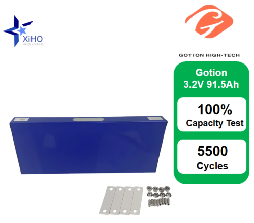 XIHO New Arrival Gotion 3.2V 91.5Ah 5500 Cycle life lithium iron phosphate battery for Electric Tricycle