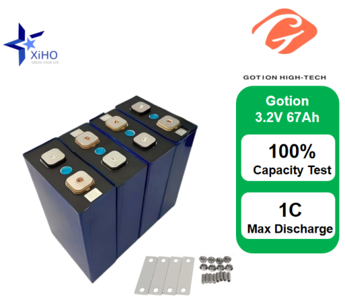 XIHO Best Price Gotion 3.2V 67Ah 1C Max Discharge rate lithium iron phosphate battery for Electric Tricycle