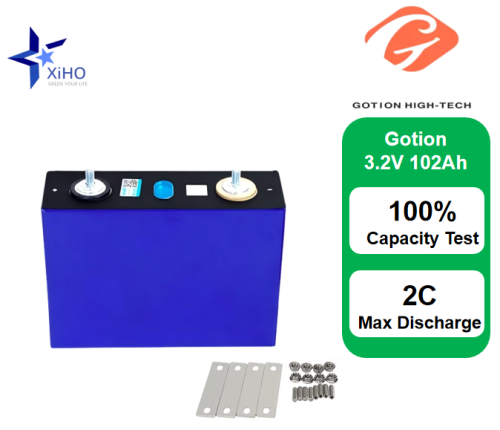 XIHO New Arrival Gotion 3.2V 102Ah 2C Max Discharge rate lithium iron phosphate battery for Household Energy Storage