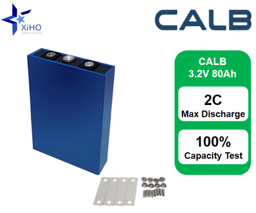 XIHO Best Price CALB 3.2V 80Ah 2C Max Discharge rate lithium iron phosphate battery for Portable Energy Storage