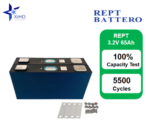 XIHO Wholesale Price 5500 Cycle life REPT 3.2V 65Ah lithium iron phosphate battery for Electric Motorcycle