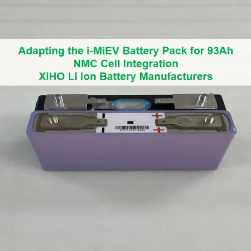 Adapting the i-MiEV Battery Pack for 93Ah NMC Cell Integration