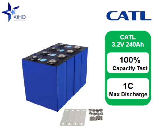 XIHO 1C Max Discharge rate CATL 3.2V 240Ah New Arrival lithium iron phosphate battery for Base Station