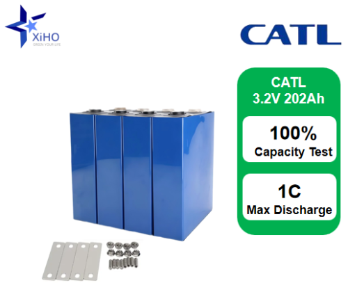 XIHO CATL 3.2V 202Ah Best Price 1C Max Discharge rate lithium iron phosphate battery for Base Station