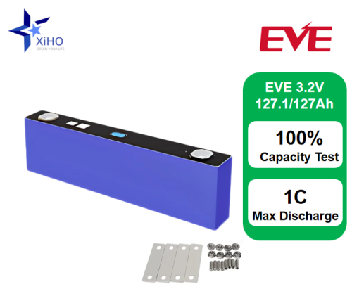 XIHO 1C Max Discharge rate Factory Direct EVE 3.2V 127/127.1Ah lithium iron phosphate battery for Portable Energy Storage