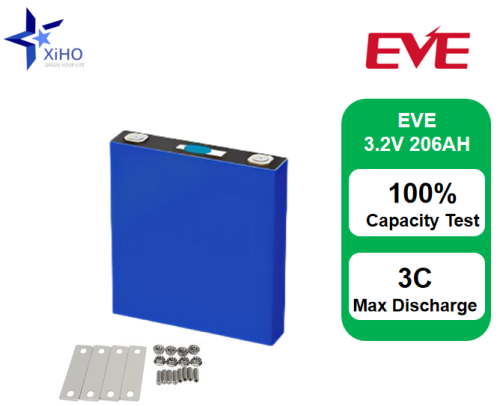 XIHO Best Price 3C Max Discharge rate EVE 3.2V 218Ah lithium iron phosphate battery for Boat