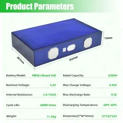 EVE 3.2V 628Ah MB56 Prismatic LiFePO4 Battery for Household Energy Storage
