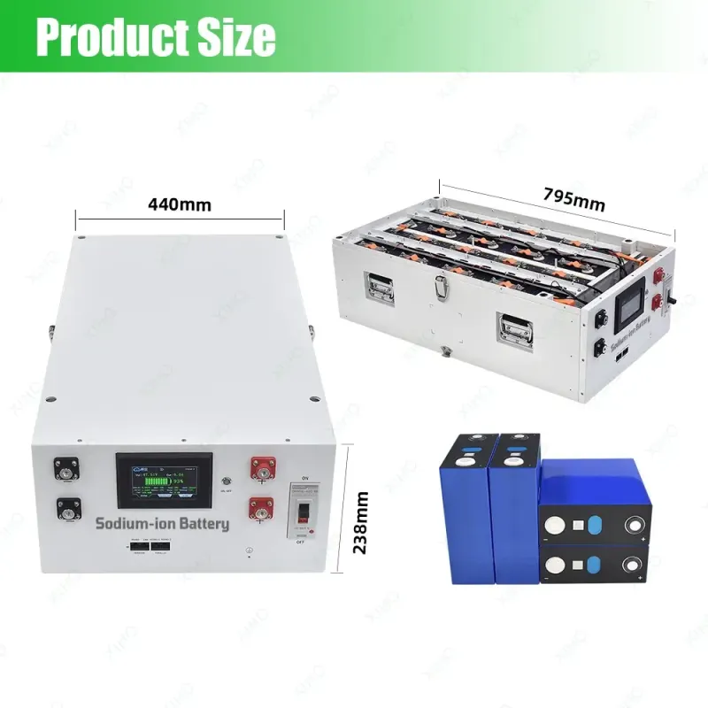 XIHO 8kWh Stackable Sodium-ion Battery pack 160Ah Grade A Cells PACE BMS for Solar Home Energy Storage Manufacture Direcetly Supply
