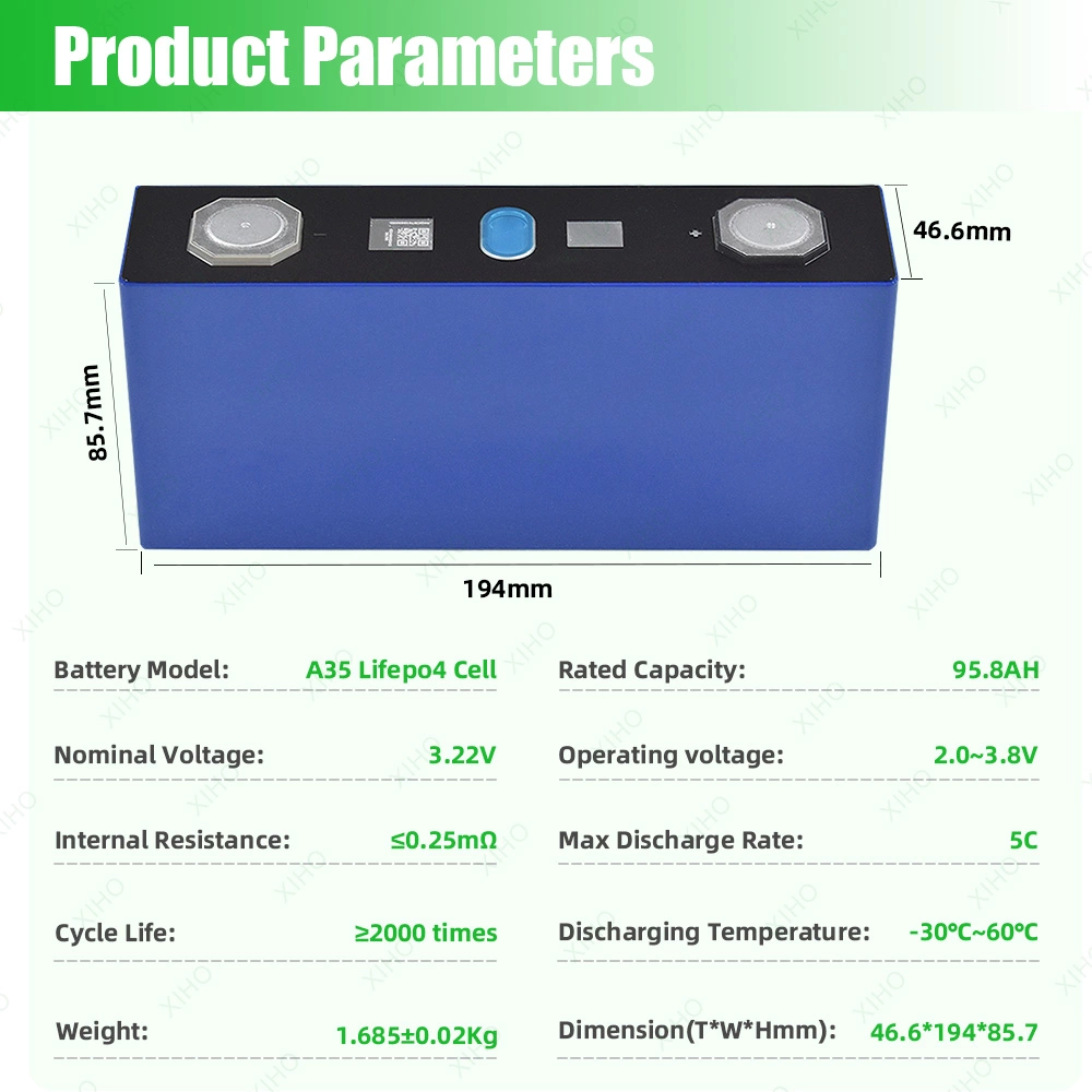 XIHO NEW EVE 95.8Ah Lithium Ion Battery 3.2V Cell