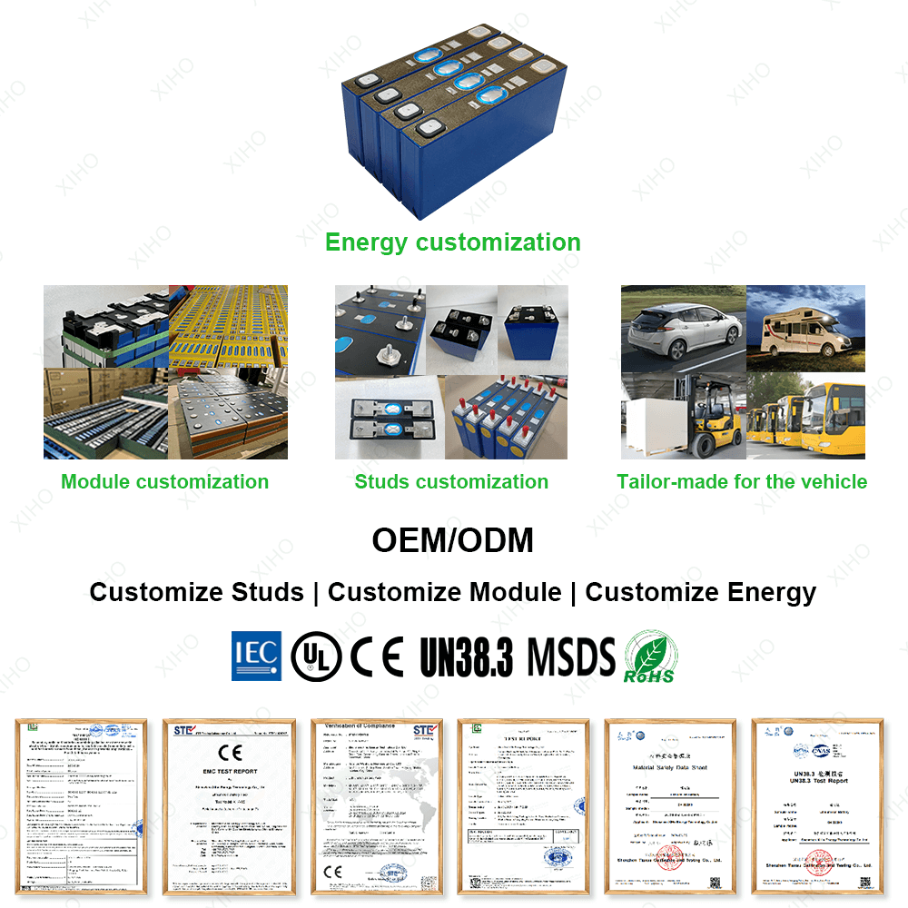 XIHO CATL 3.7V 205Ah NMC Prismatic Battery for Household Energy Storage