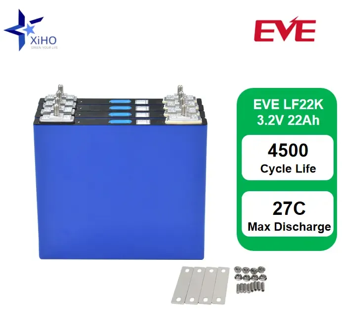 XIHO Factory Direct EVE 3.2V 22AH lithium iron phosphate battery for Household Energy Storage