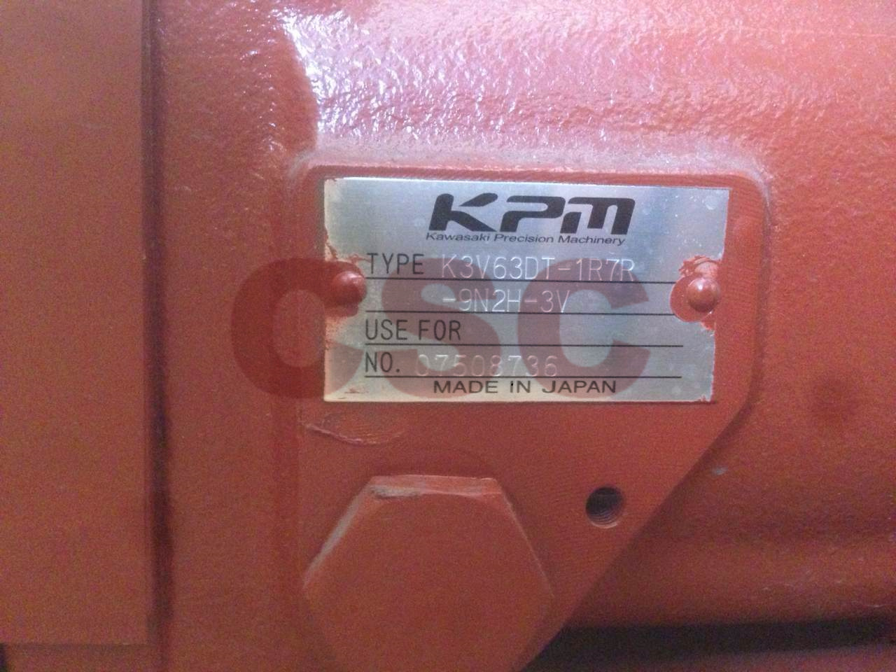 KPM-K3V63DT HYDRAULIC PUMP ASS'Y