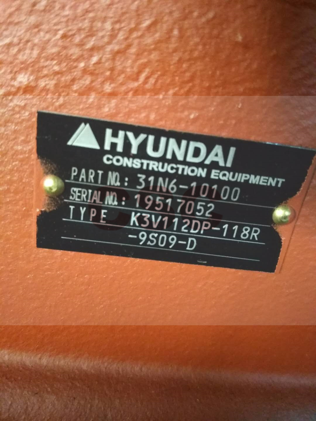 KPM-K3V112DP HYDRAULIC PUMP ASS'Y