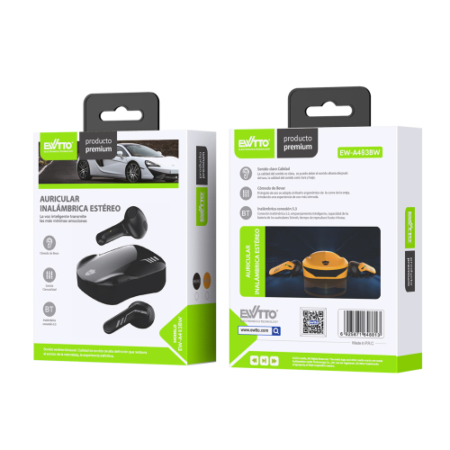 EW-A493BW Auricular TWS,Audífonos de Bluetooth