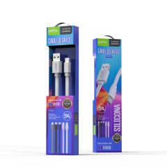 EW-E418C-100 Cable USB carga rápida 5A