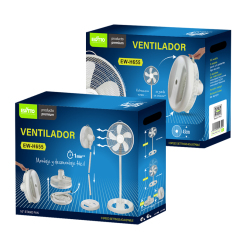 EW-H655 Ventilador plegable de 16 pulgadas 2 en 1