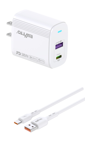 EW-E603C-100 Cargador de carga rápida 38W