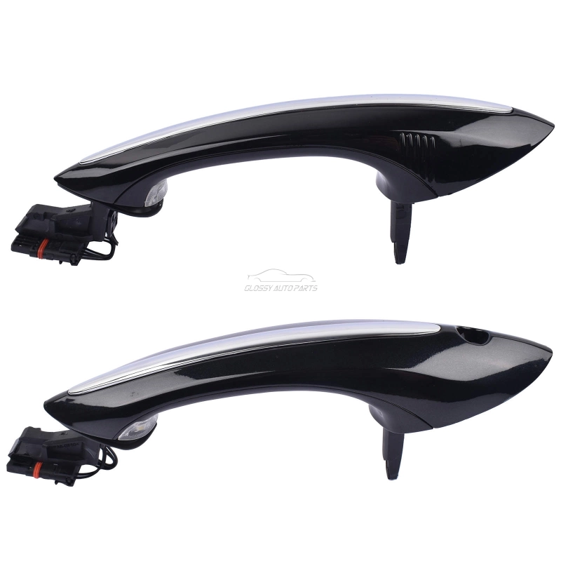 Front Left and Right Door Handle For BMW F07 F10 F11 F06 F12 F13 F01 F02 F03 F04 Black 51217231931 51217231932