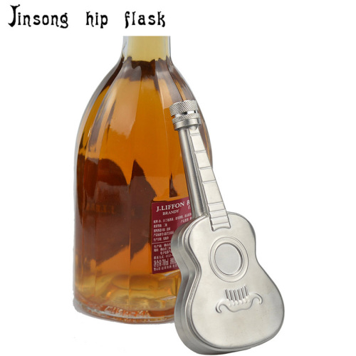 Black or White or Sliver 5oz Guitar Hip Flask