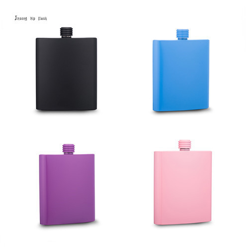 wholesale 7oz colored hip flask