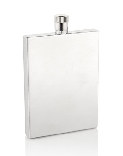 3 oz Slim Square Hip Flask - Stainless Steel 18/8 85ML hip flask
