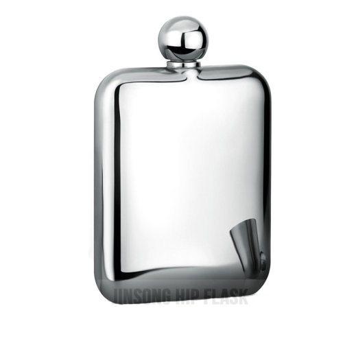 Hand-made Luxury hip flask 6 oz Round Ball flask