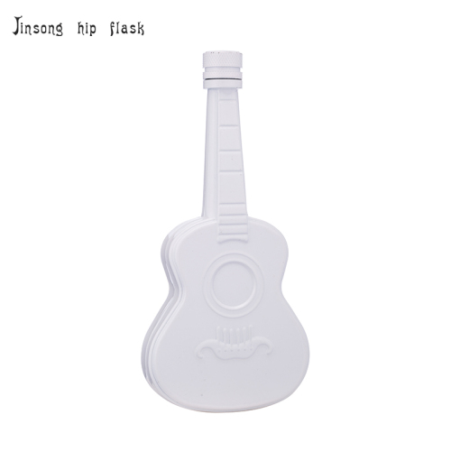 Black or White or Sliver 5oz Guitar Hip Flask