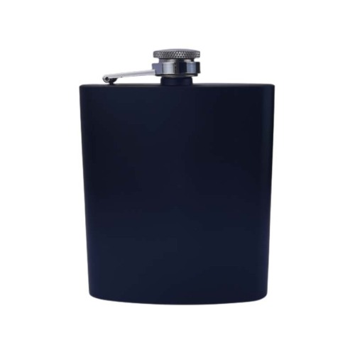 7 oz Matt Black hip flask, 18/8 Stainless steel Whisky Flasks,Great personalized gift for Groomsman
