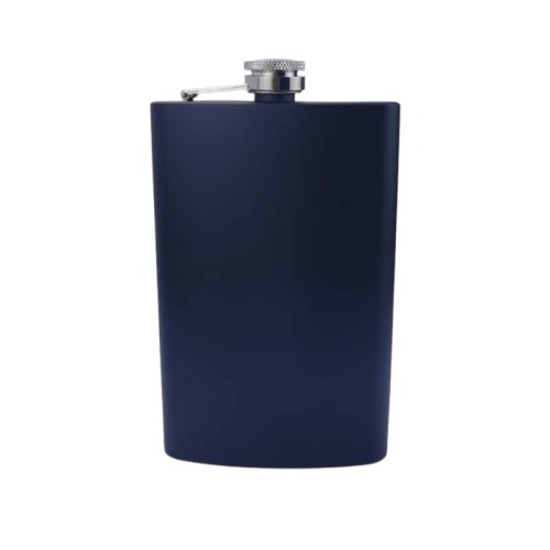 10 oz Matt Black hip flask, 18/8 Stainless steel Whisky Flasks,Great personalized gift for Groomsman