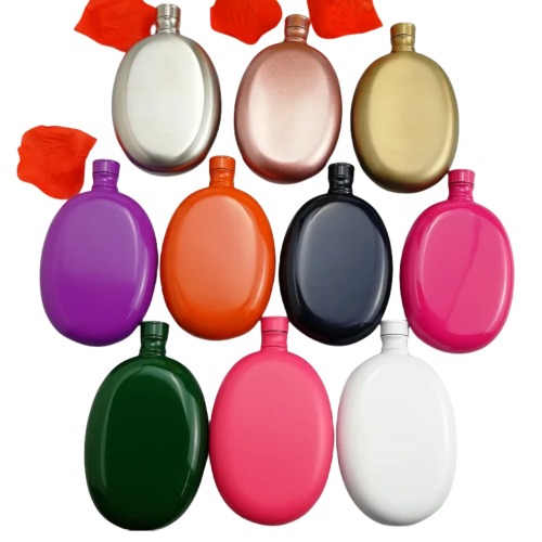 High quality 3oz Stainless Steel Mini Hip Flask Fashion Portable Outdoor Wine Bottle Liquor Container Women Hip Flask