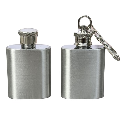1 oz Key chain Mini Flask , stainless steel 304 Small Perfume Bottle,logo free engraved