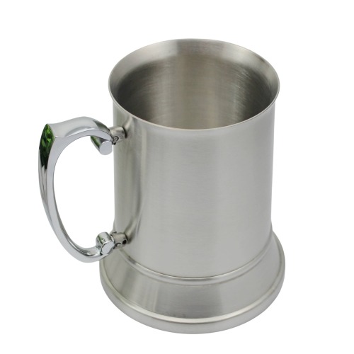 16OZ 304 Double Wall Stainless Steel Tankard , s/s Beer Mug ,Food degree ,Personalized Logo Free engraved