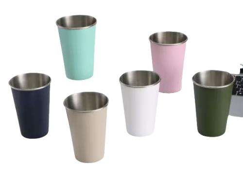 Stainless Steel 480ML/14oz color coated hip flask