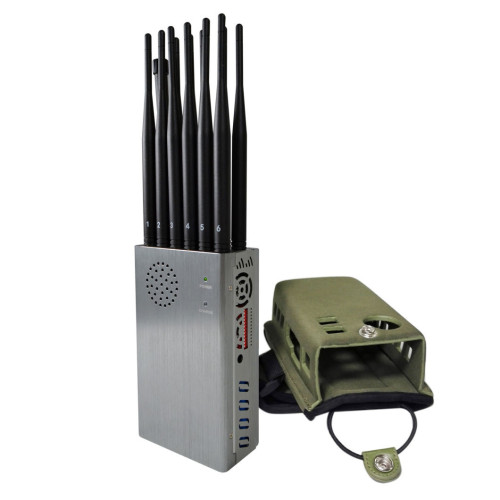 All in one 12 Antennas Portable Mobile Phone 3G/4G WiFi 2.4G/5.8G Signal Jammer